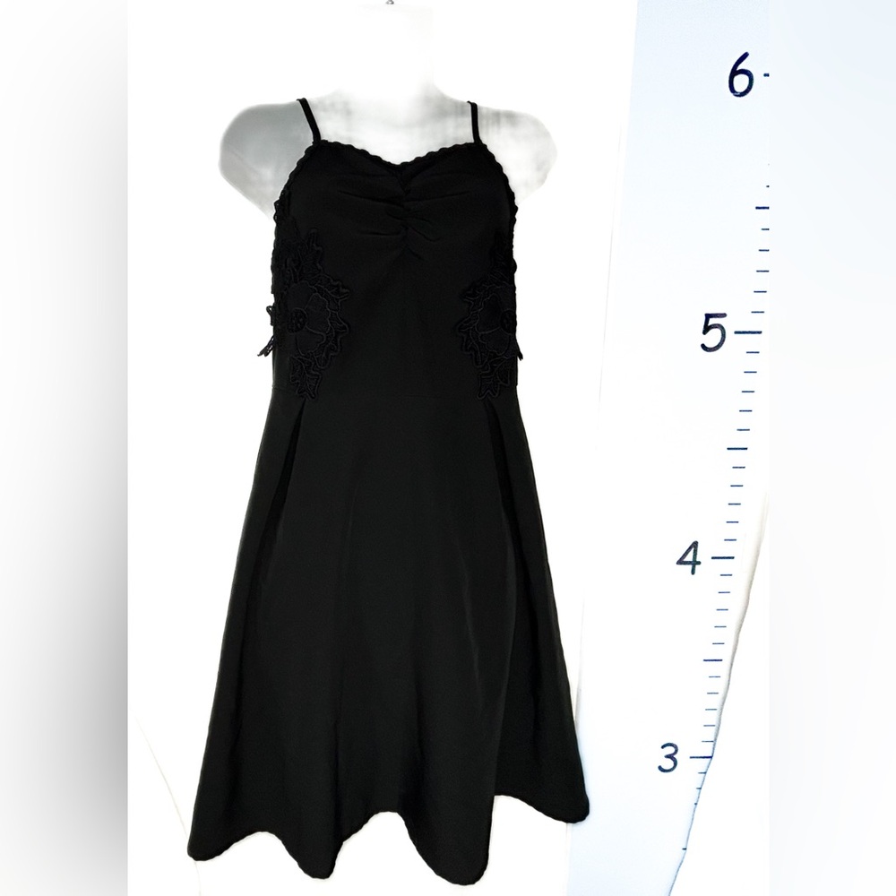 Romwe Black Slip Dress Lingerie Small US 4